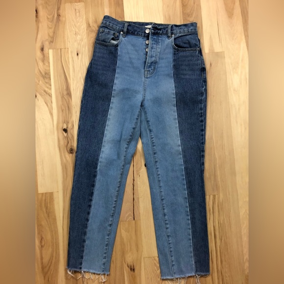 PacSun Denim - LAST CHANCE Pacsun Two Tone High Rise Straight Jeans
